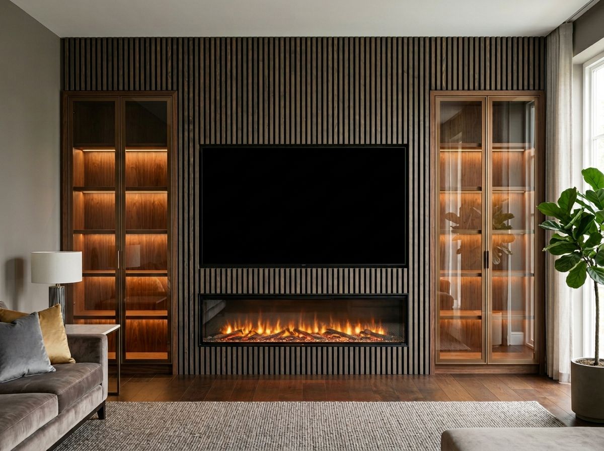 Media Walls with Glass Doors: What to Know Before You Build
