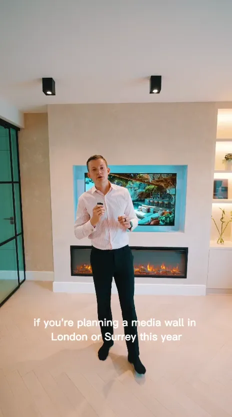 LV Carpentry media wall project video preview
