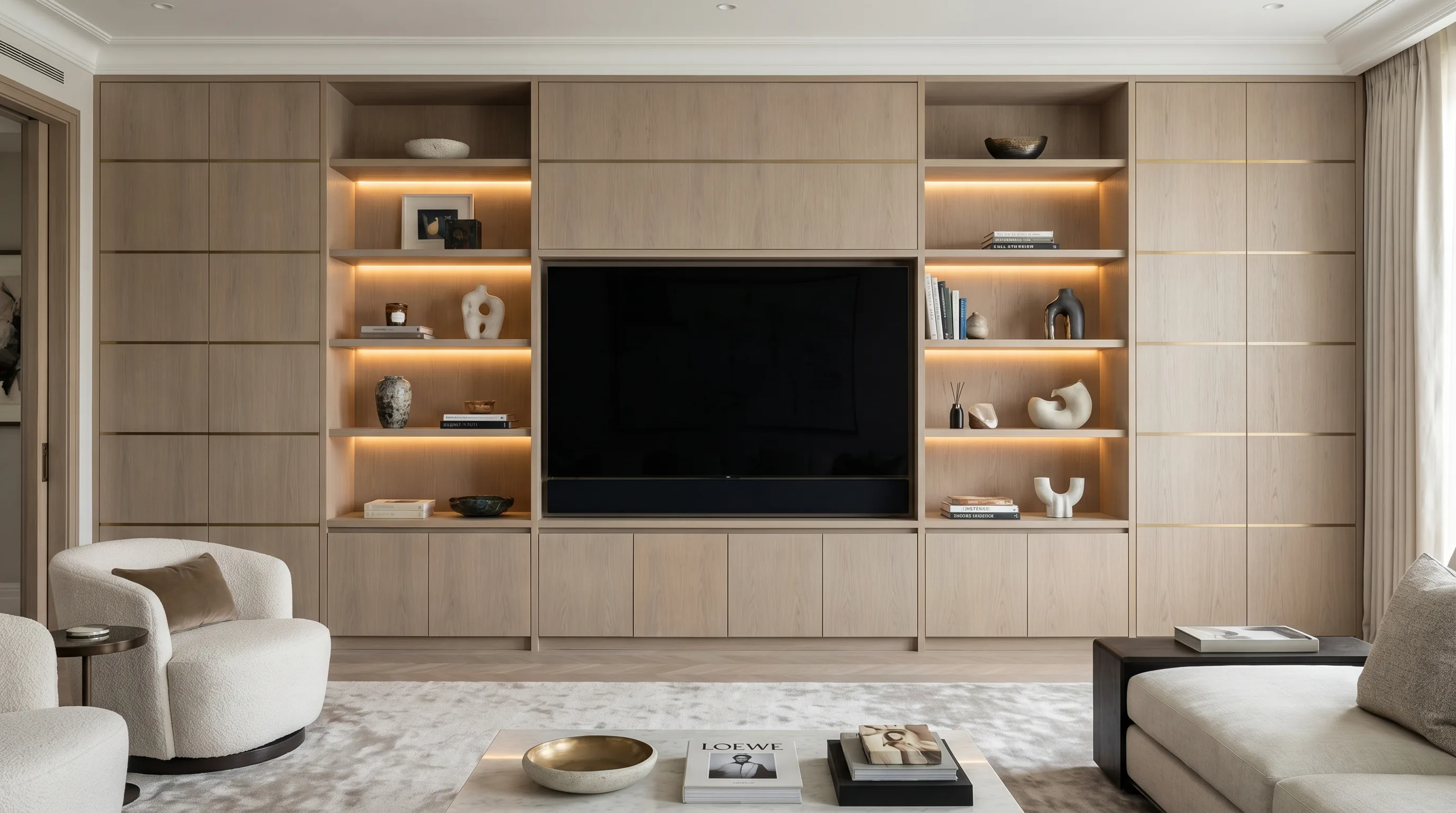 Project: Floor-to-Ceiling Media Wall