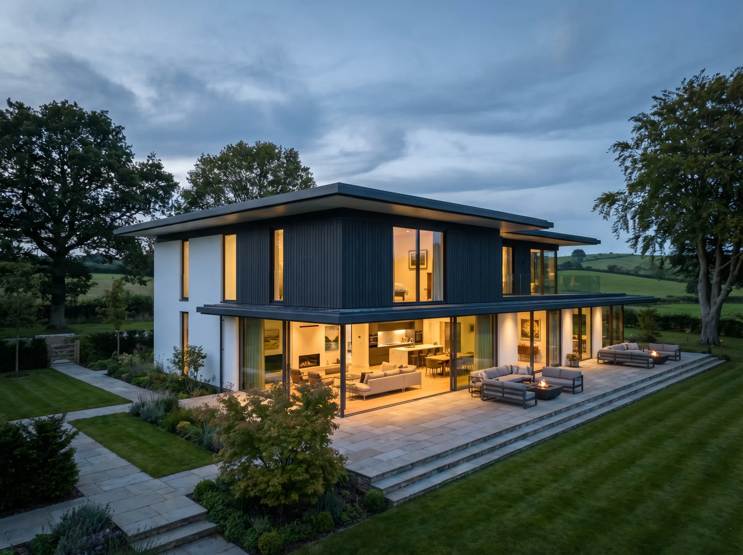 Luxury bespoke interior fit out London Surrey by LV Carpentry